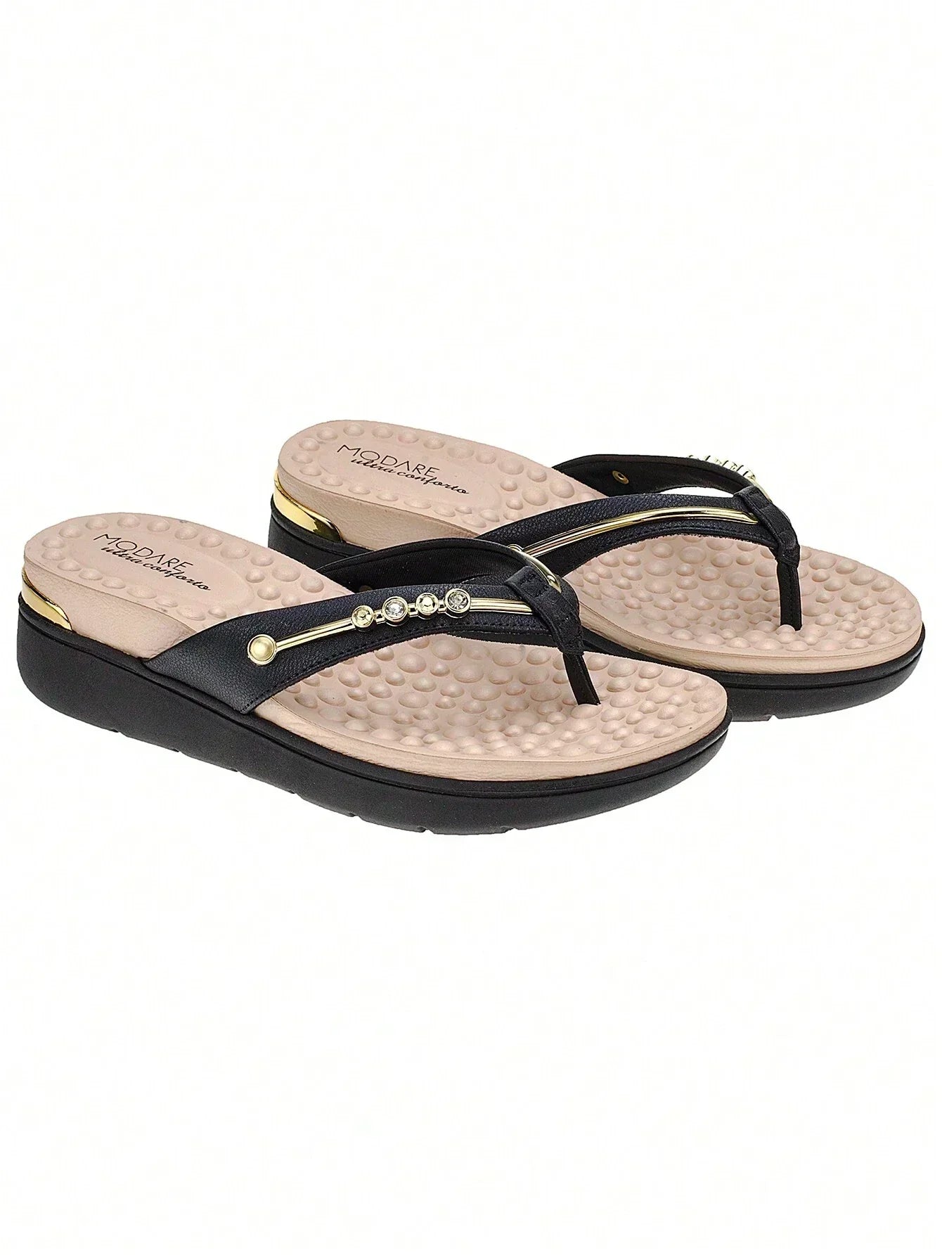 Modare Chinelo Plataforma Sandália Ortopédico Modare