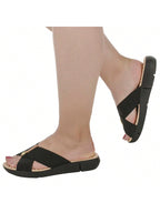 Sandália Chinelo Com Tira Em Elástico Canelado Ortopédico Modare