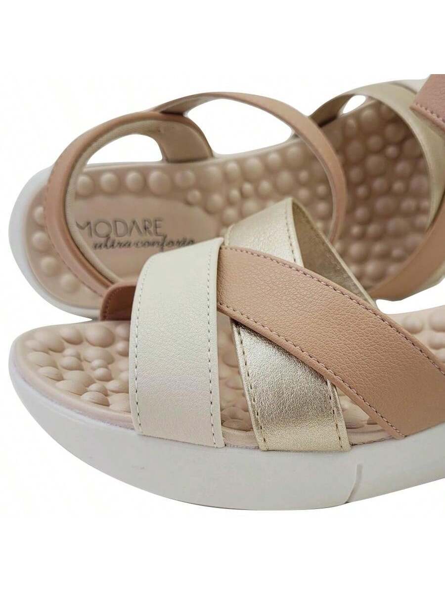 Modare Sandália Anabela Baixa Modare UltraConforto Reflex Sense