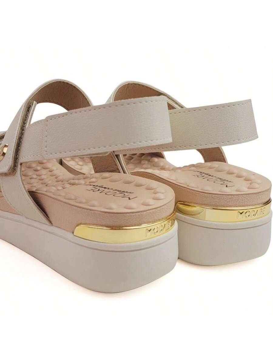 Modare Sandália Anabela Regulável Modare UltraConforto Reflex Sense