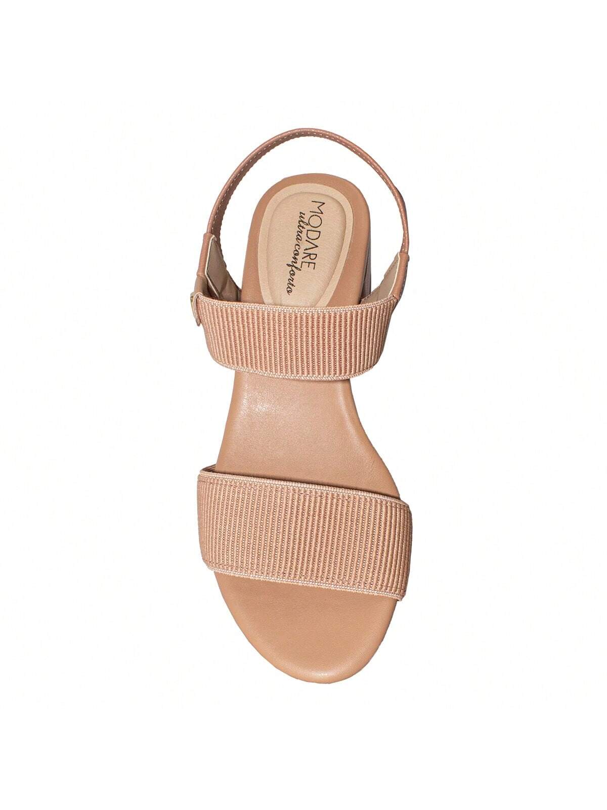 Modare Sandália Modare Feminina Elástico Canelado Float Nature