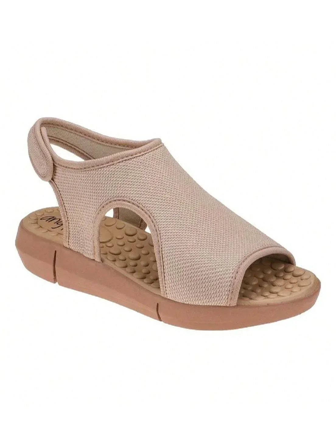 Modare Kit 2 pares Sandália Chinelo Feminino Esporão Chinela Tamanco Ortopédico Massageador