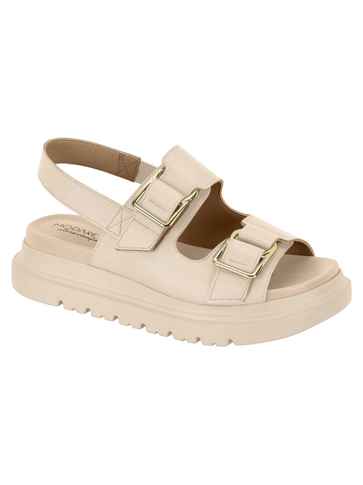 Modare Sandália Plataforma Com Fivela Modare Verão