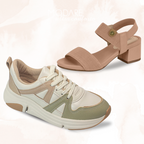 Kit Especial Modare - Tênis Ortopédico + Sandália Fácil Calce [PAGUE 1 LEVE 2]